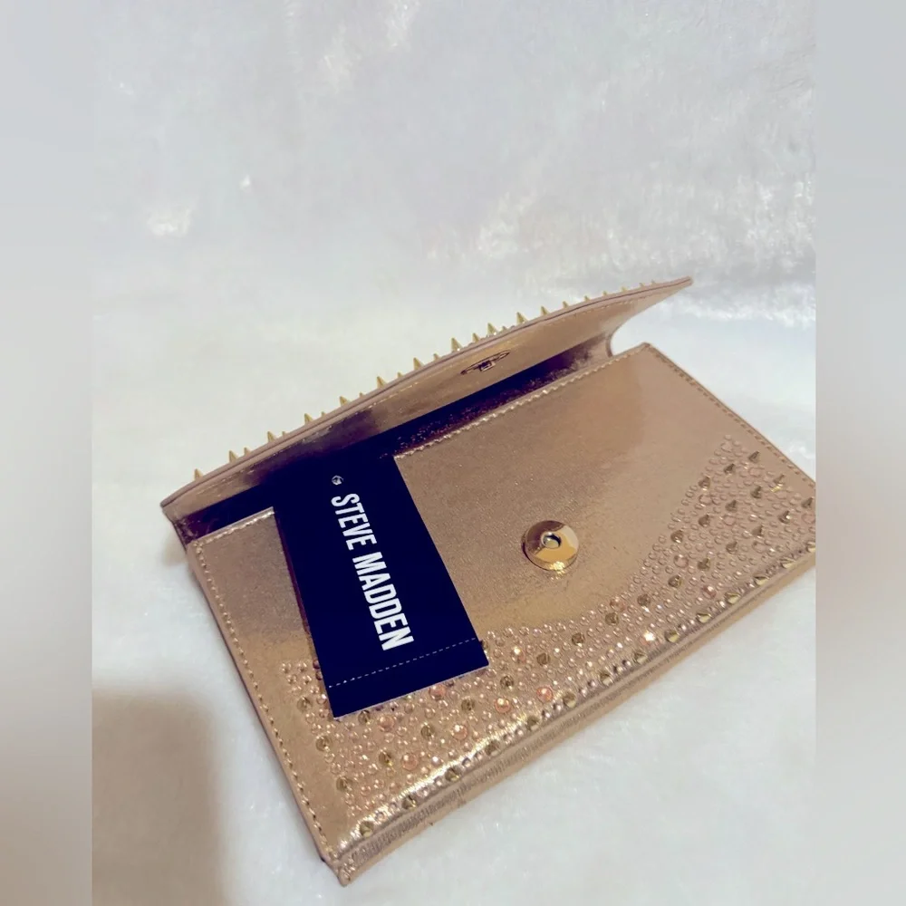 STEVE MADDEN Various Rose Gold Pumps and Matching Clutch Purse - Picture 8 of 10